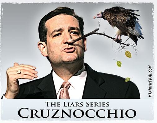 Ted Cruz master Con Man & Master of Lies 