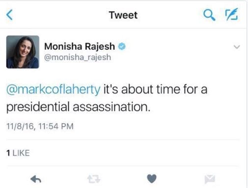 Telegraph Journalist calls for the Assassination of Trump 