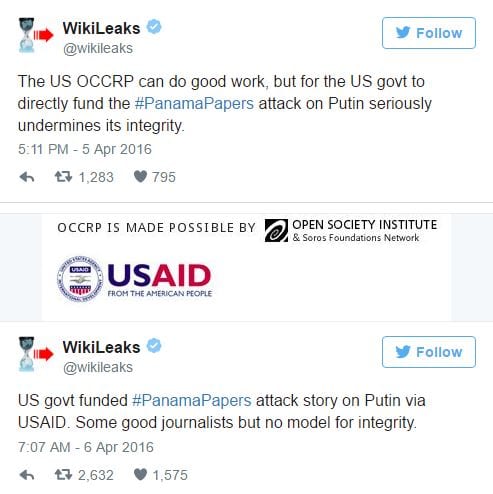 Wiki leaks shows US government behind Panama Scandal leaks 