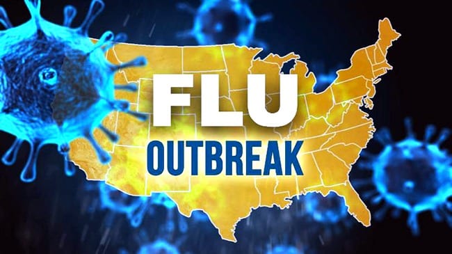 Millions of Americans can't stay home with the flu - so it spreads