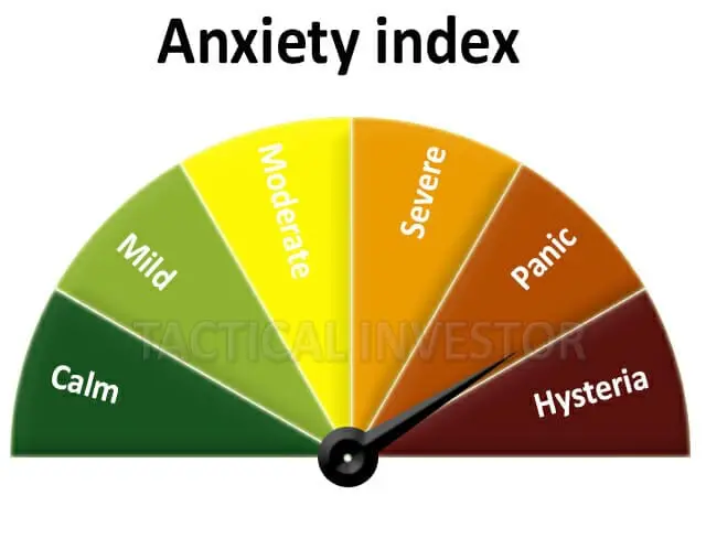 Anxiety Index Indicates readings are too high , hence no bear market