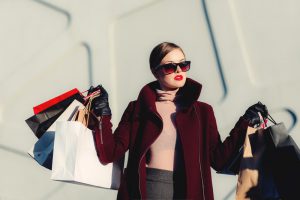 rich insatiable women shopping