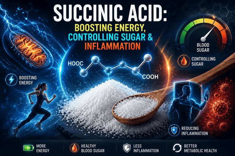 What Is Succinic Acid? Why This Little-Known Molecule Is Getting Attention