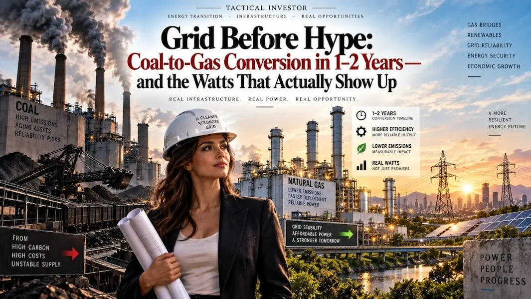 Grid Before Hype: Coal‑to‑Gas Conversion in 1–2 Years