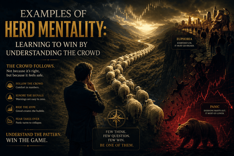 Herd Behavior Investing: Why Crowds Buy the Top and Flee the Bottom