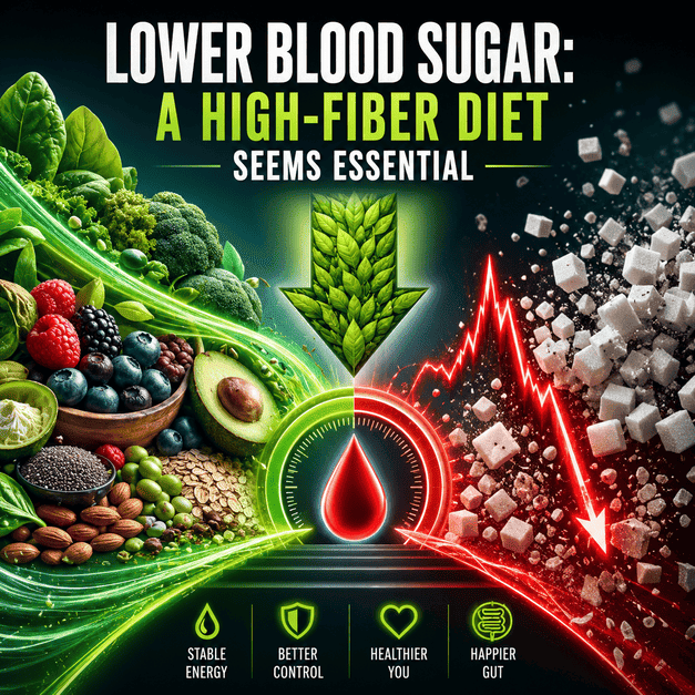 diabetics high fiber diet feeds gut