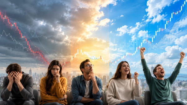 Psychology of Market Corrections, Crashes and Meltups