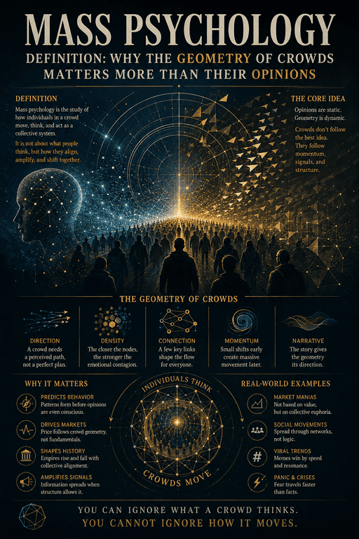 Mass Psychology Definition: Why the Geometry of Crowds Matters More Than Their Opinions