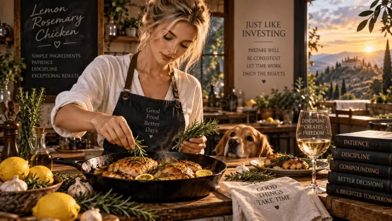 Lemon Rosemary Chicken: Patience and Discipline: Just Like Investing