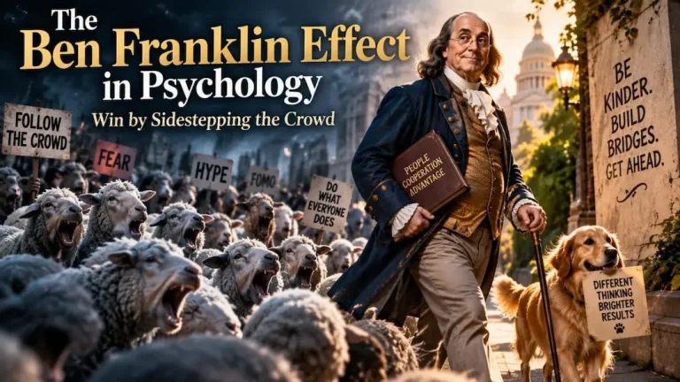 The Ben Franklin Effect: How Belief Turns the Crowd Against Itself