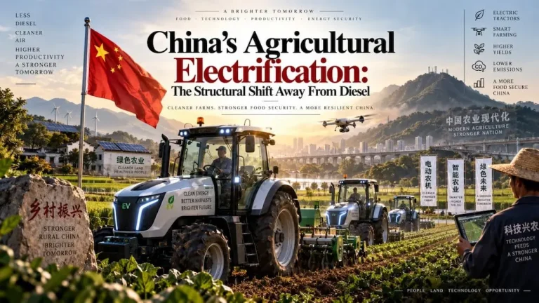 China’s Agricultural Electrification: The Structural Shift Away From Diesel