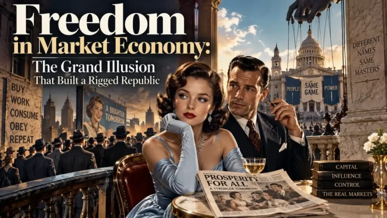 Freedom in Market Economy: The Grand Illusion That Built a Rigged Republic