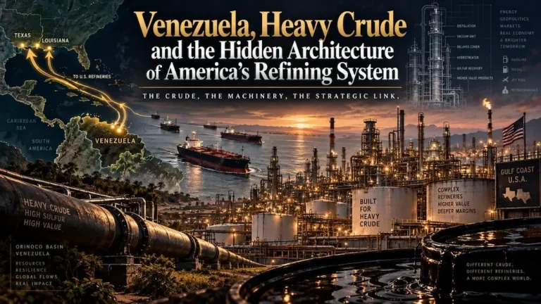 Why America Needs Venezuela’s Heavy crude Oil: The Refining System Few Understand Why America Needs Venezuela’s Heavy crude Oil: The Refining System Few Understand